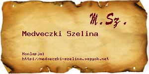 Medveczki Szelina névjegykártya